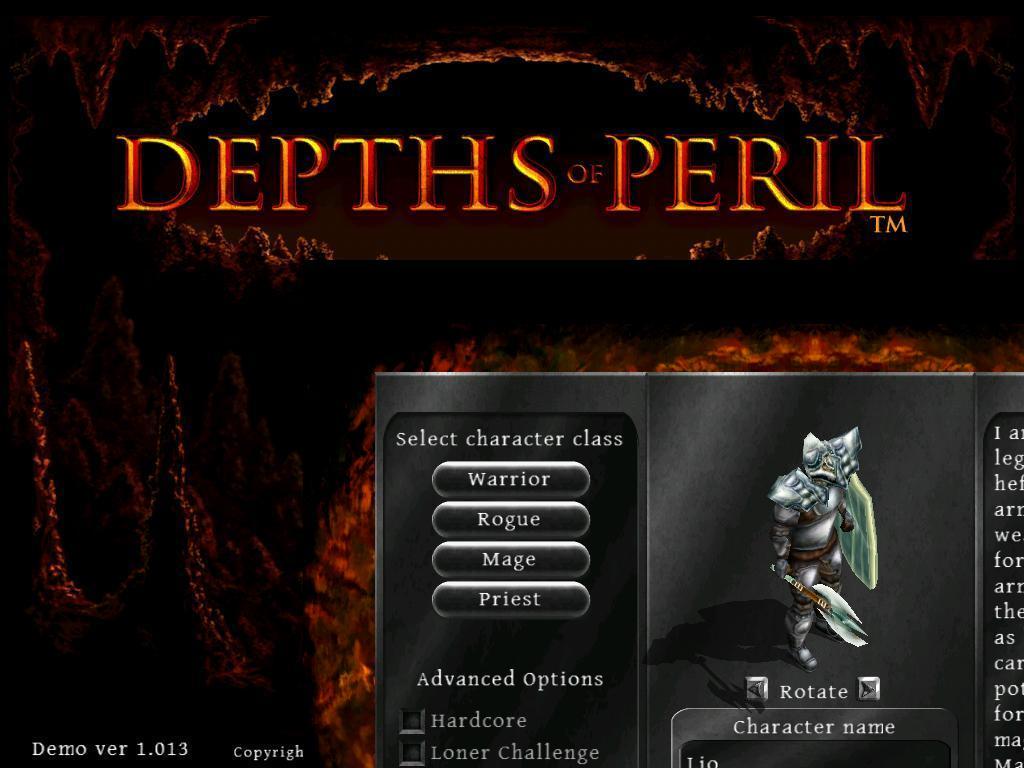 Depths of Peril demo - Screenshot #2