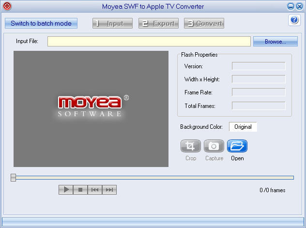 moyea swf to video converter