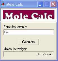 Mole Calc - Screenshot #2