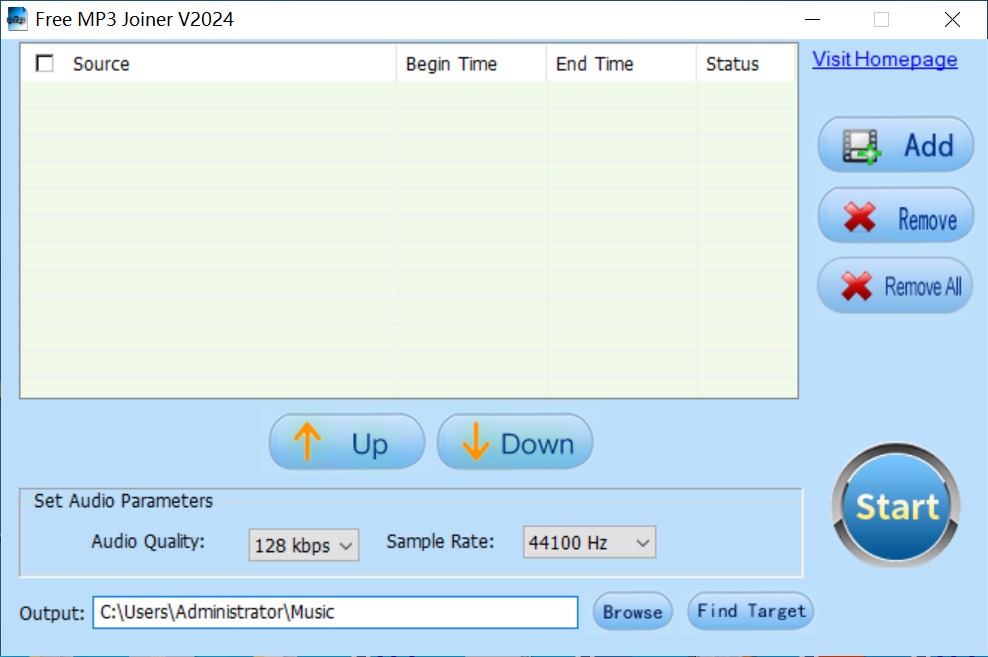 Free MP3 Joiner - Screenshot #1