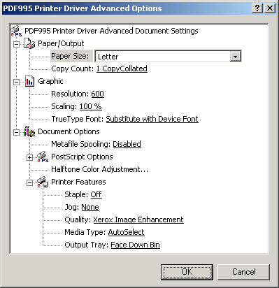 Pdf995 (installed by TaxCut) - Screenshot #1
