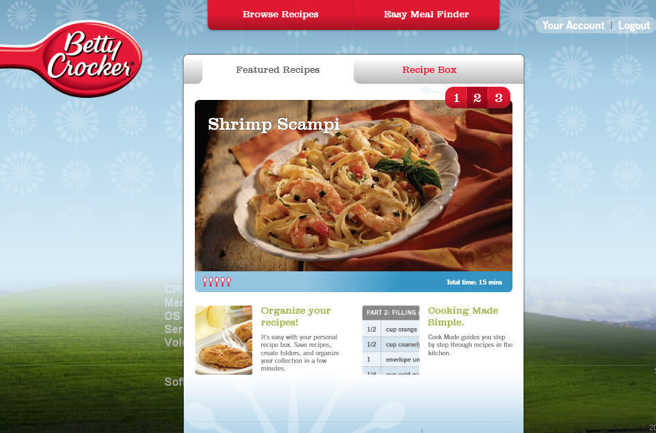 Betty Crocker Kitchen Assistant - Screenshot #1