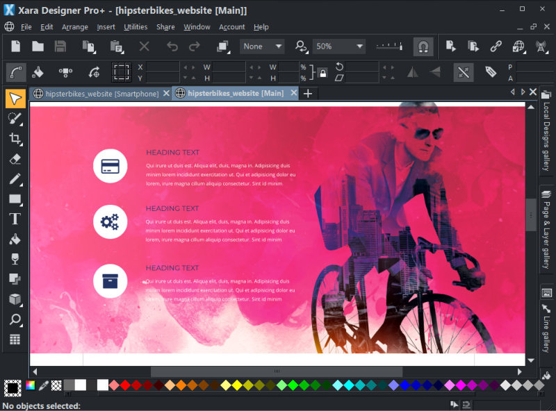 Xara Designer Pro - Screenshot #3