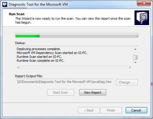 Diagnostic Tool for the Microsoft VM - Screenshot #1