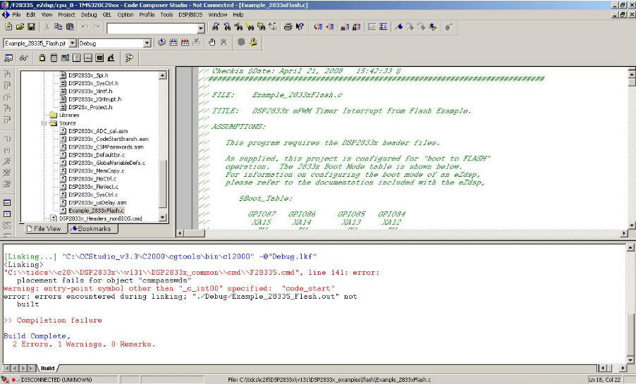 C2833x/C2823x C/C++ Header Files and Peripheral Examples latest version ...