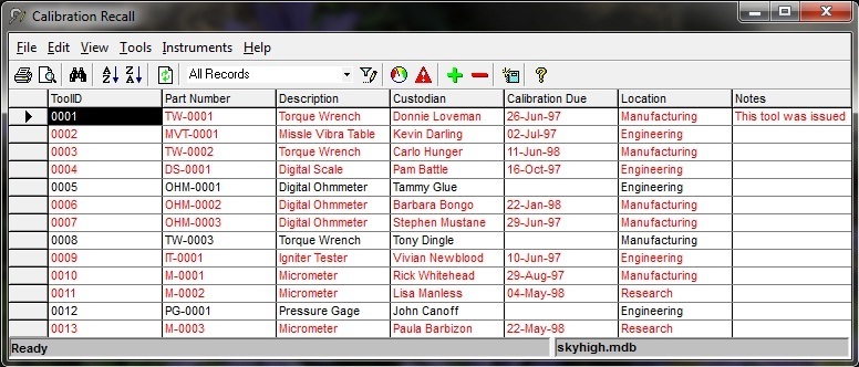 Calibration Recall latest version - Get best Windows software
