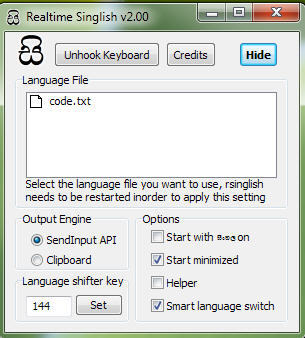 Realtime Singlish - Screenshot #1