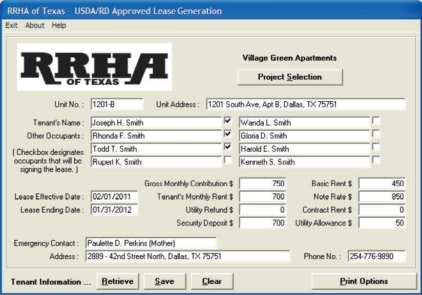 RRHATX - USDA/RD Approved Lease - Screenshot #2