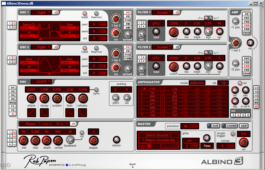 Edirol orchestral. Edirol hq Orchestral. SAXLAB 2. LINPLUG the Sophistry Ambient Synthesizer