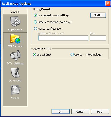 AceBackup - Screenshot #2
