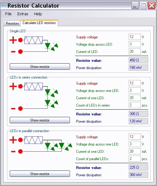 Resistor Calculator latest version Get best Windows software