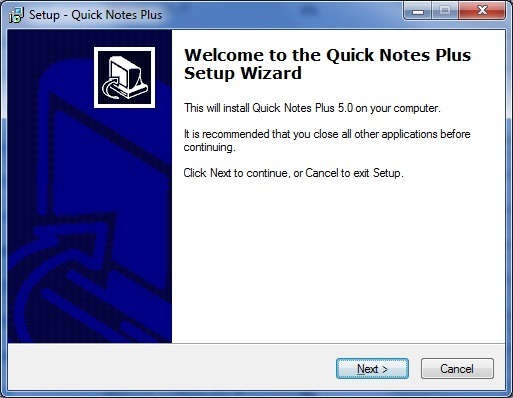 quick note for windows 7