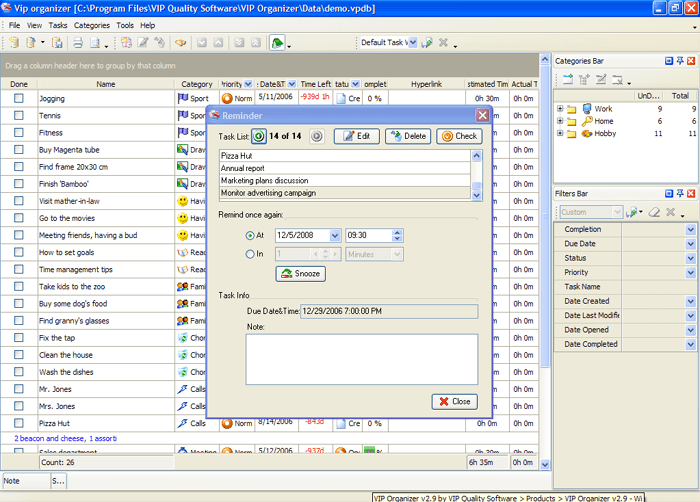 VIP Organizer latest version Get best Windows software