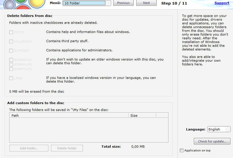 WinFuture xp-Iso-Builder - Screenshot #1