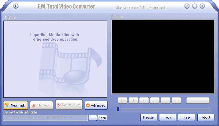E.M. Total Video Converter - Screenshot #2