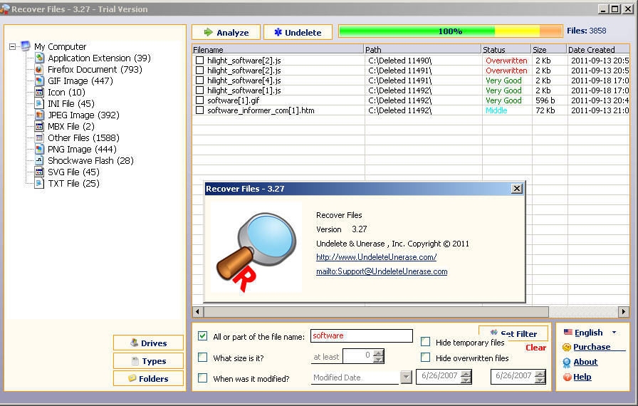 Recover Files - Screenshot #4