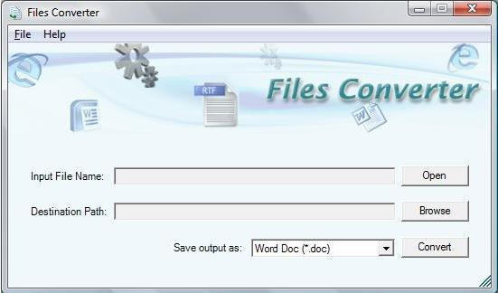 Files conversion