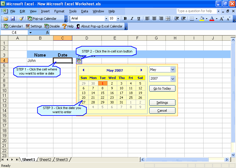 Pop Up Excel Calendar Latest Version Get Best Windows Software