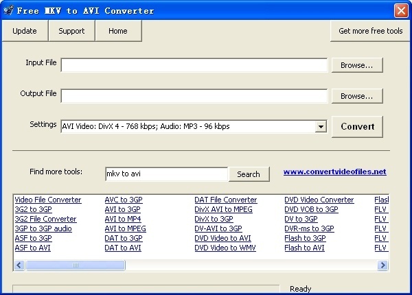 Free MKV To AVI Converter - Screenshot #5