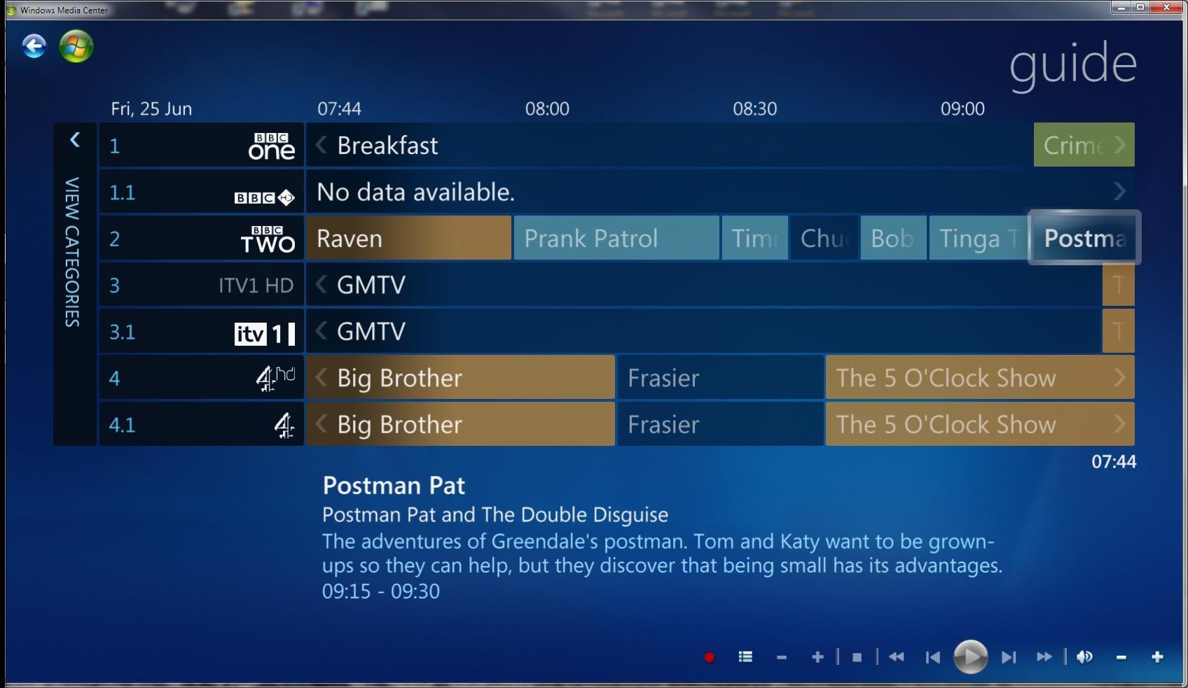 My Movies for Windows Media Center - Screenshot #3
