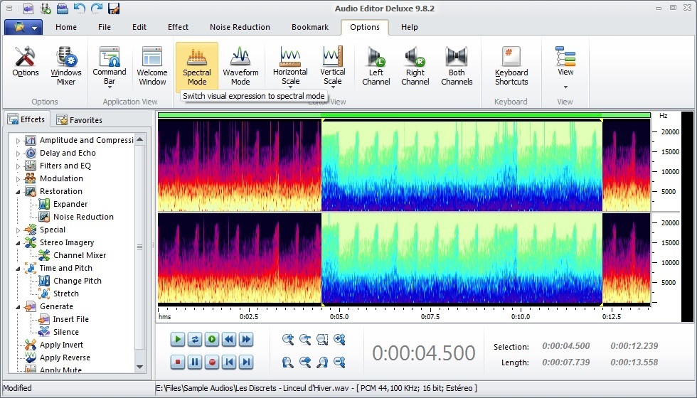 Audio Editor Deluxe - Screenshot #2