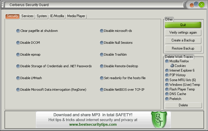 Cerberus Security Guard - Screenshot #2