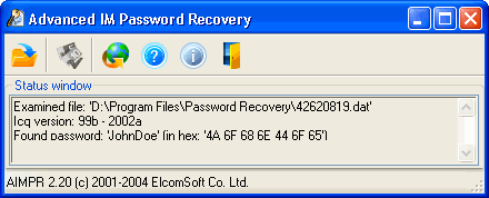 Advanced IM Password Recovery - Screenshot #15