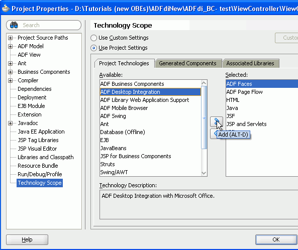 download desktop integration installer oracle cloud