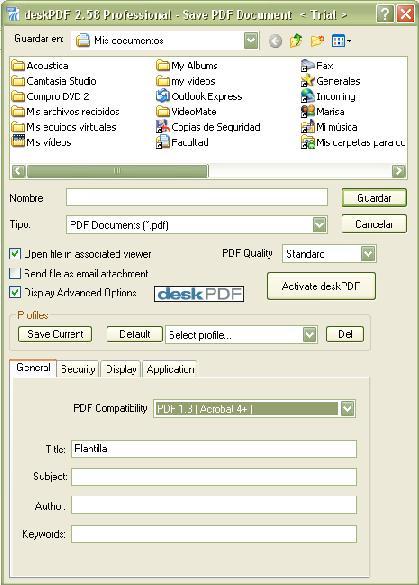 deskPDF Professional Edition - Screenshot #1