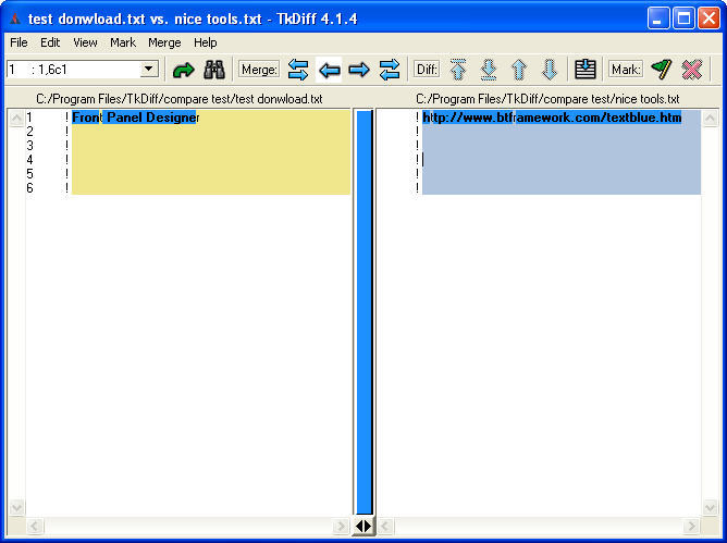 TkDiff download for free - SoftDeluxe