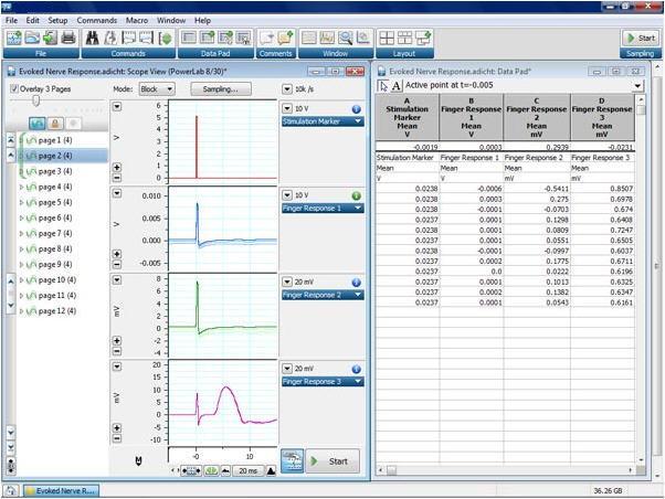 ADInstruments Event Manager - Screenshot #2