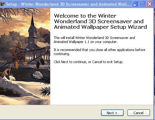 Winter Wonderland 3D Screensaver and Animated Wallpaper - Screenshot #3