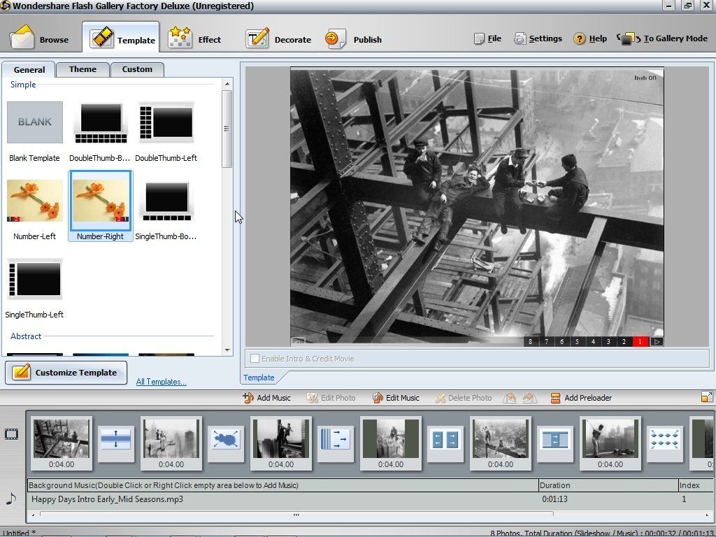 Wondershare Flash Gallery Factory Deluxe - Screenshot #12