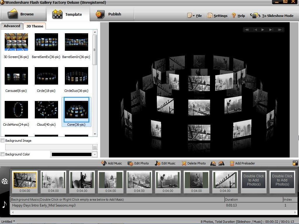 Wondershare Flash Gallery Factory Deluxe - Screenshot #11