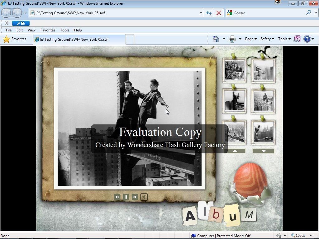 Wondershare Flash Gallery Factory Deluxe - Screenshot #10