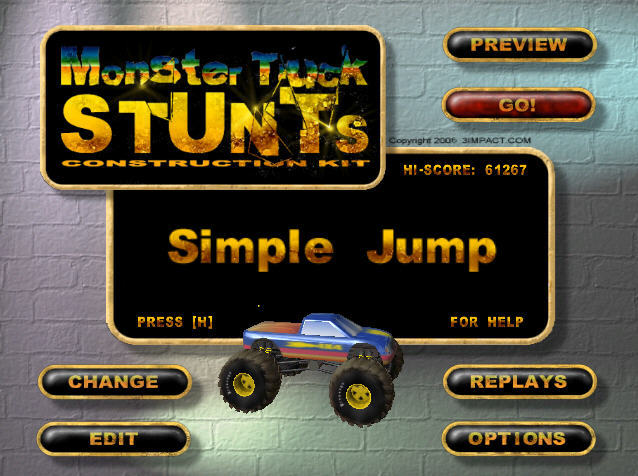 monster truck 3d arena stunts