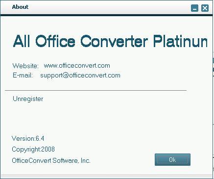 All Office Converter Platinum - Screenshot #4