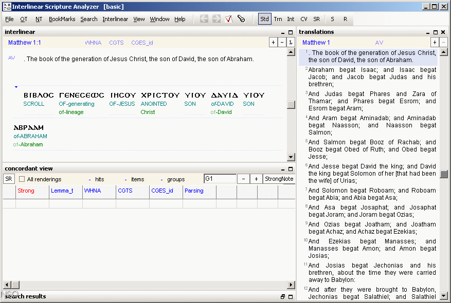Interlinear Scripture Analyzer basic - Screenshot #11