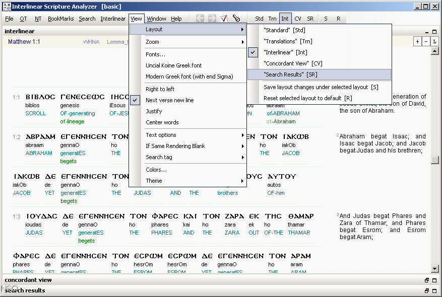 Interlinear Scripture Analyzer basic - Screenshot #8
