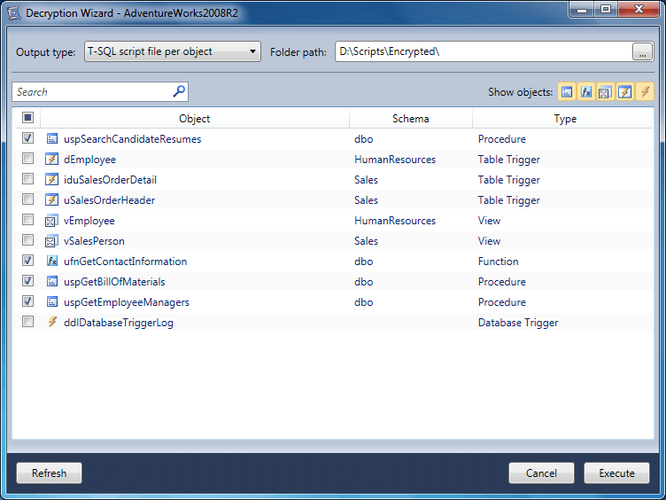 Optillect SQL Decryptor latest version - Get best Windows software