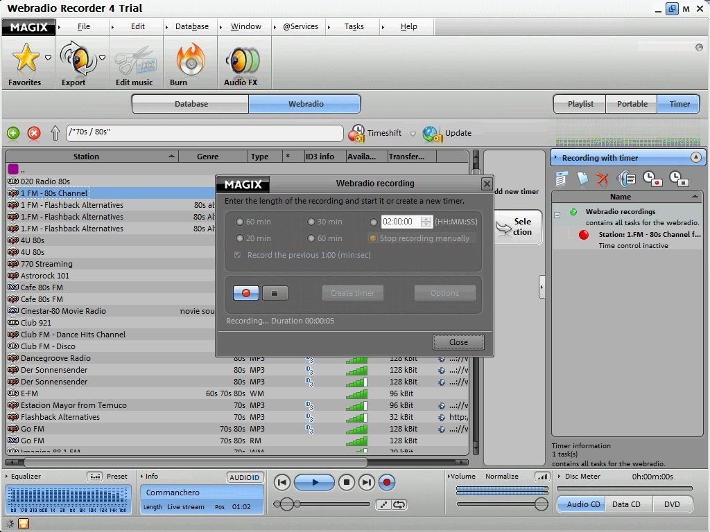 MAGIX radio Recorder latest version Get best Windows software