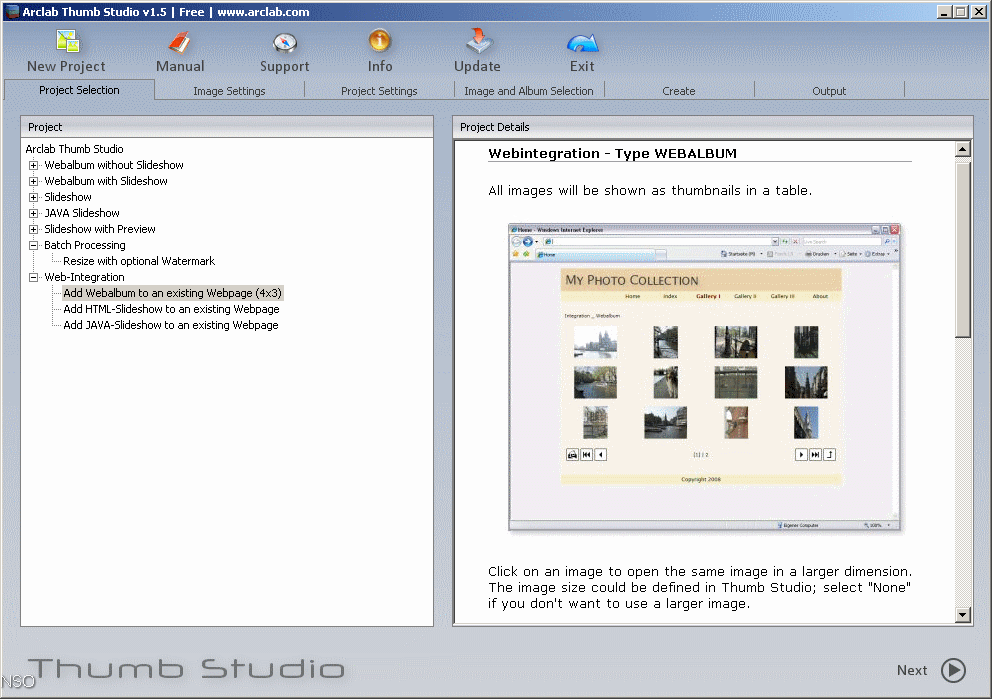 Thumb Studio - Screenshot #2