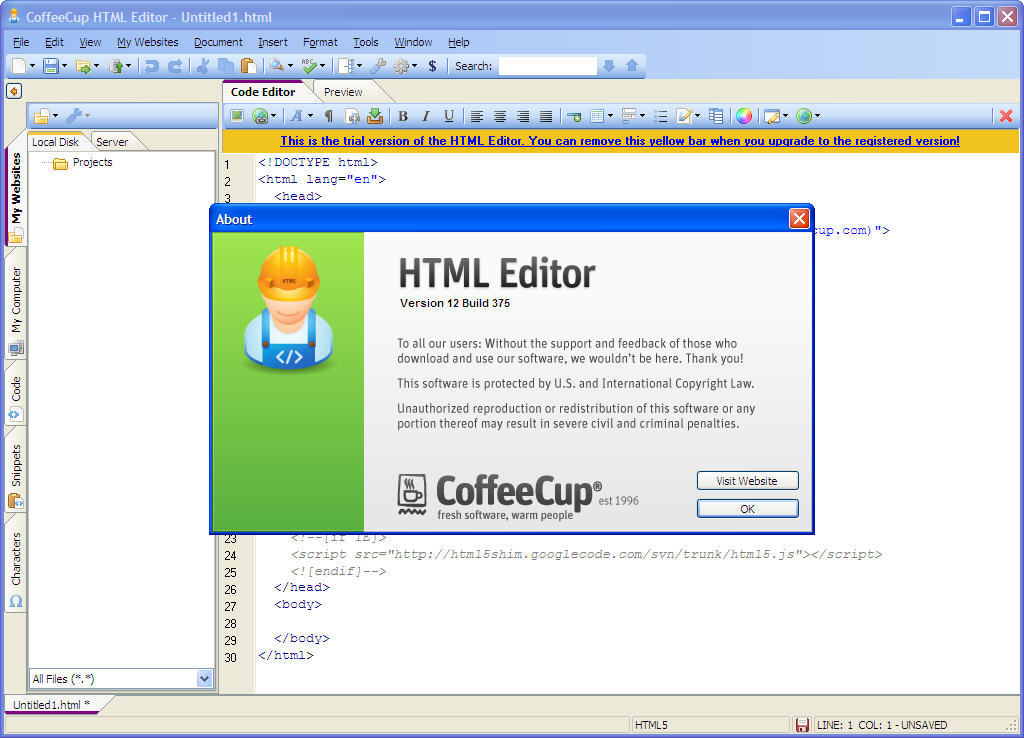 download file html