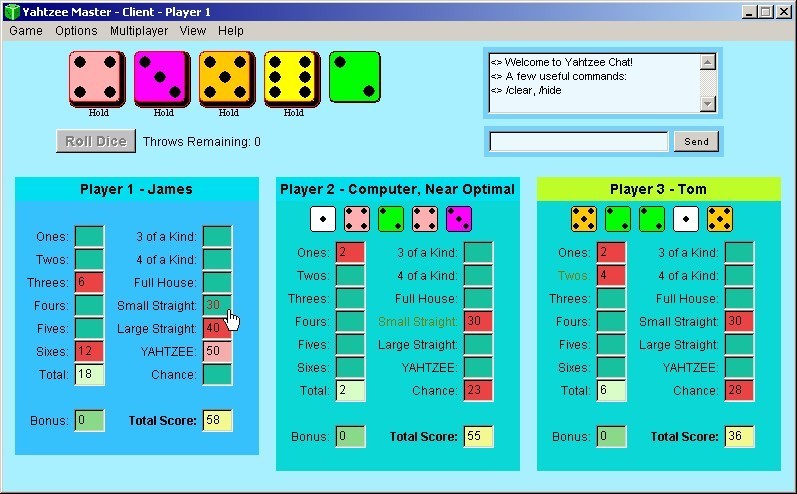 yahtzee freeware download