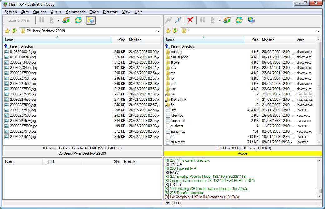 FlashFXP - Screenshot #26