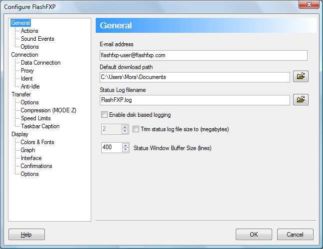 FlashFXP - Screenshot #24