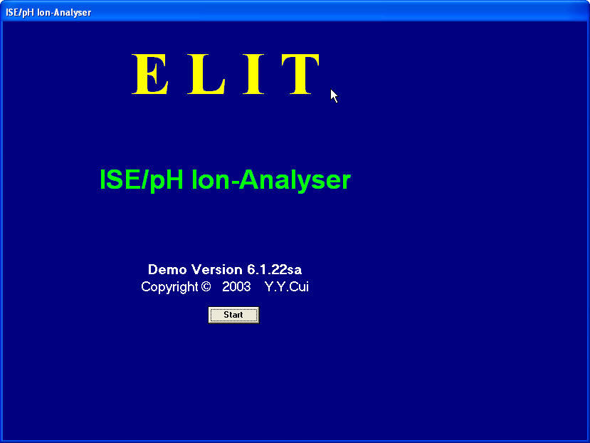 ISE/pH Ion Analyser - Screenshot #2