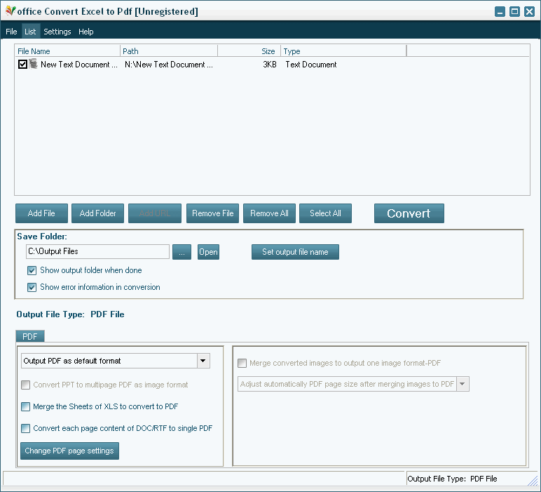 office Convert Excel to Pdf - Screenshot #6