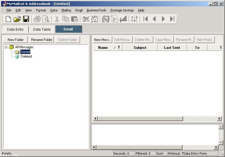 MyMailList & AddressBook - Screenshot #3