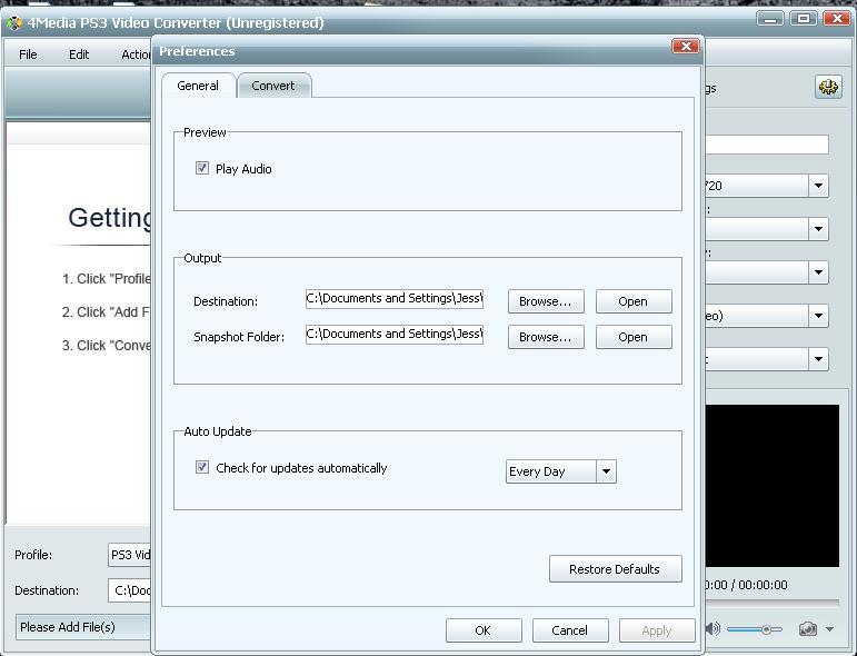 4Media PS3 Video Converter - Screenshot #8